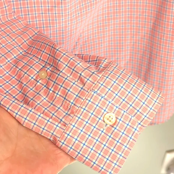 Vineyard Vines Performance Slim Fit Murray Long Sleeve Shirt, Sz M. - Picture 4 of 4